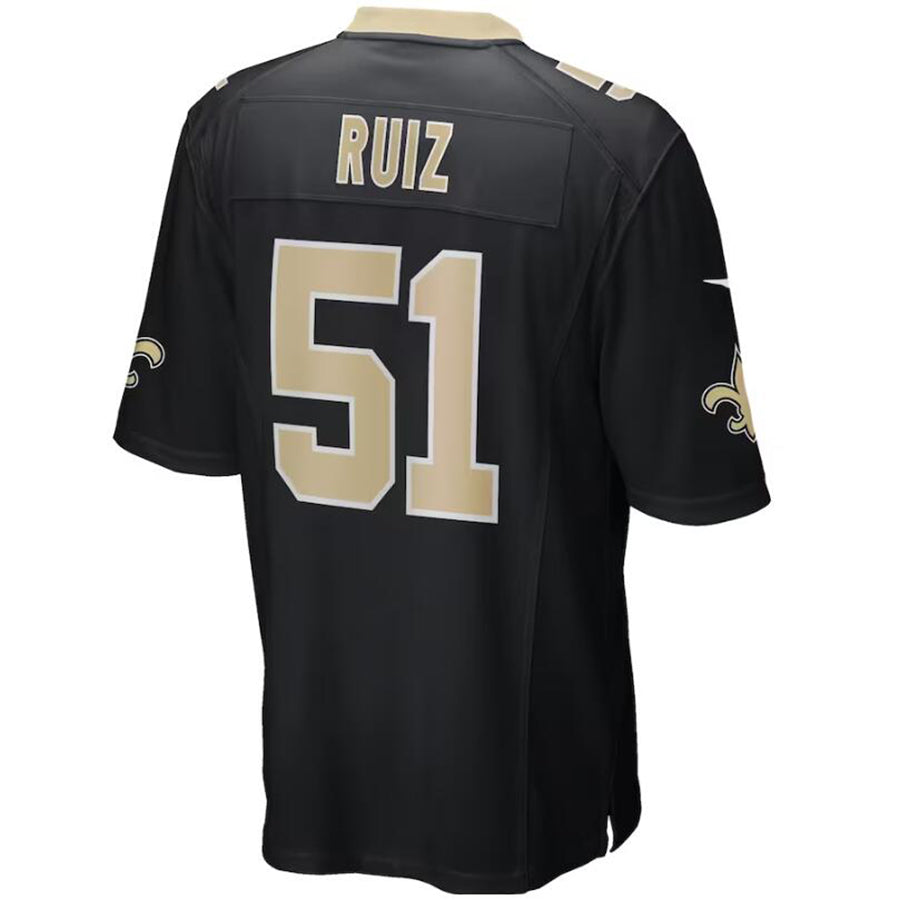 Custom #51 Black CAR Football Shirt Top