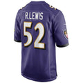 Custom #52 Purple BAL Football Shirt Top