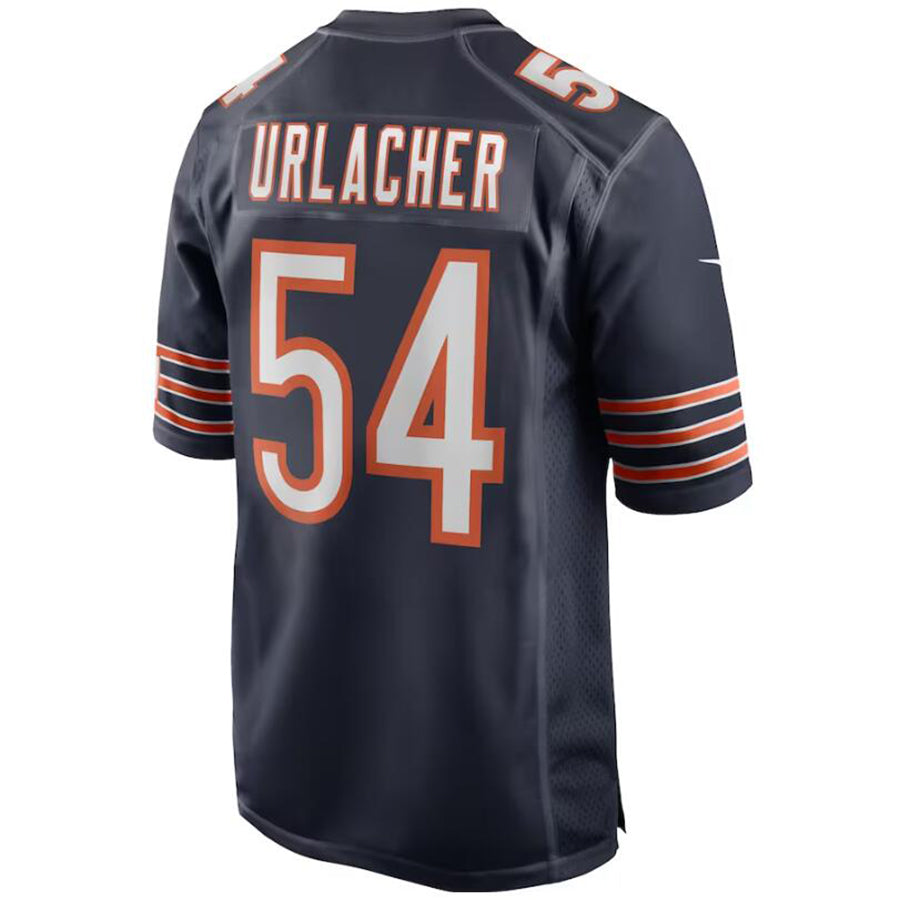 Custom #54 Navy CHI Football Shirt Top