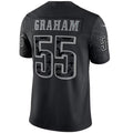 Custom #55 Black PHI Football Shirt Top