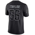 Custom #56 Black NYG Football Shirt Top