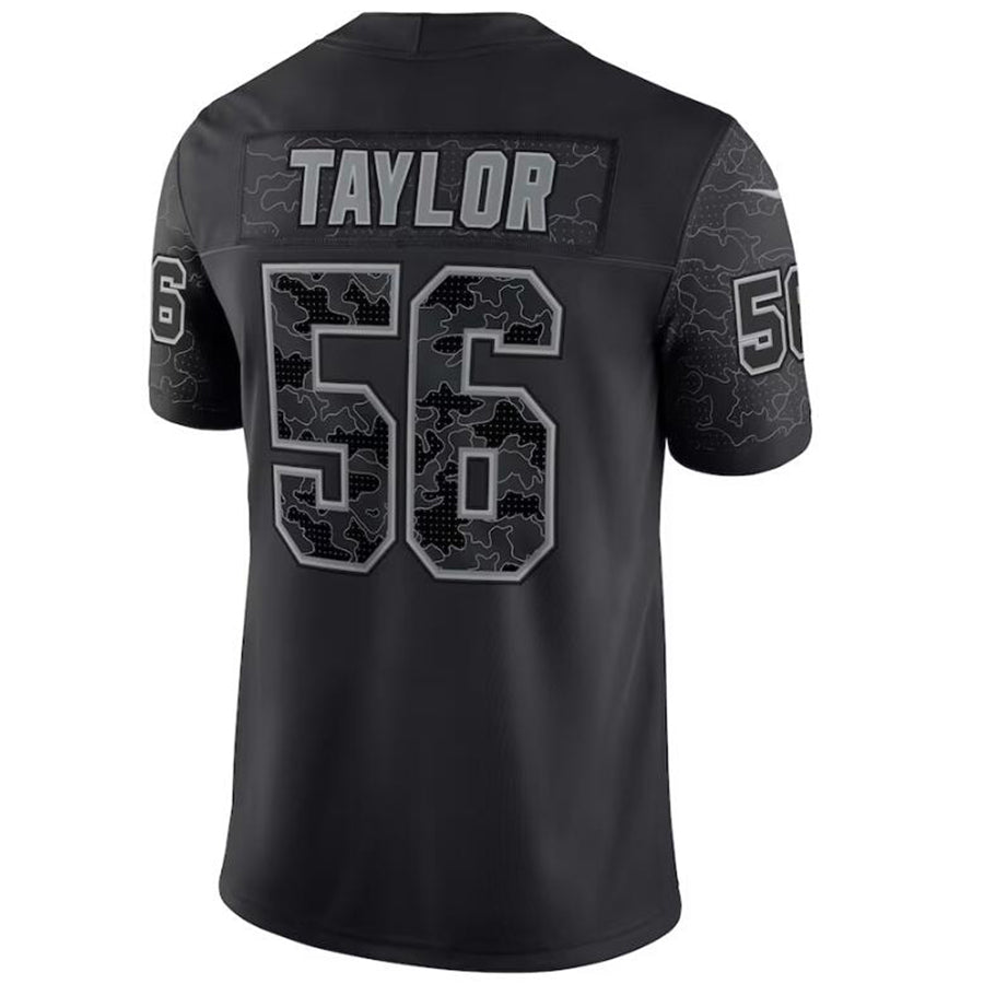 Custom #56 Black NYG Football Shirt Top