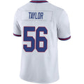 Custom #56 White NYG Football Shirt Top