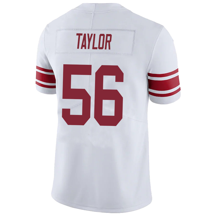 Custom #56 White NYG Football Shirt Top