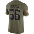 Custom #56 Olive IND Football Shirt Top