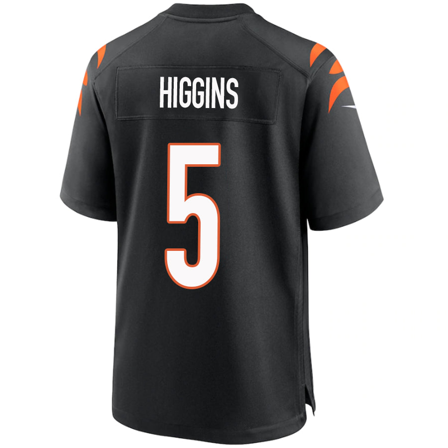 Custom #5 Black CIN Football Shirt Top