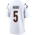 Custom #5 White CIN Football Shirt Top