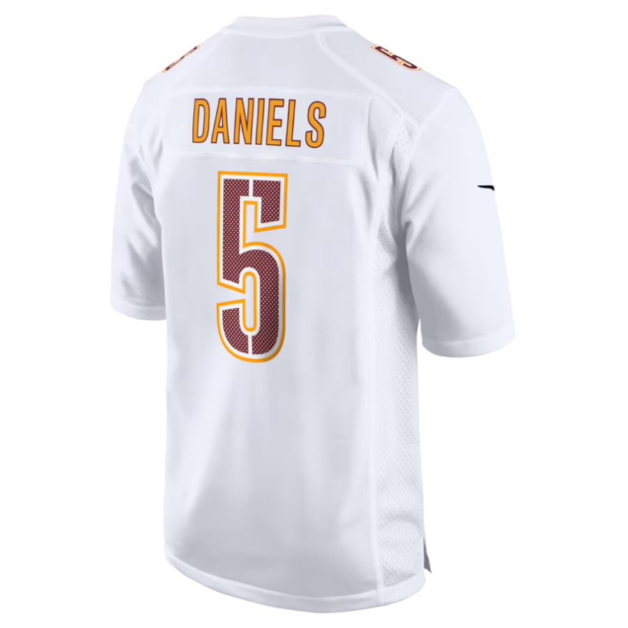 Custom #5 White WAS Football Shirt Top