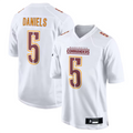 Custom #5 White WAS Football Shirt Top