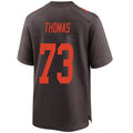 Custom #73 Brown CLE Football Shirt Top