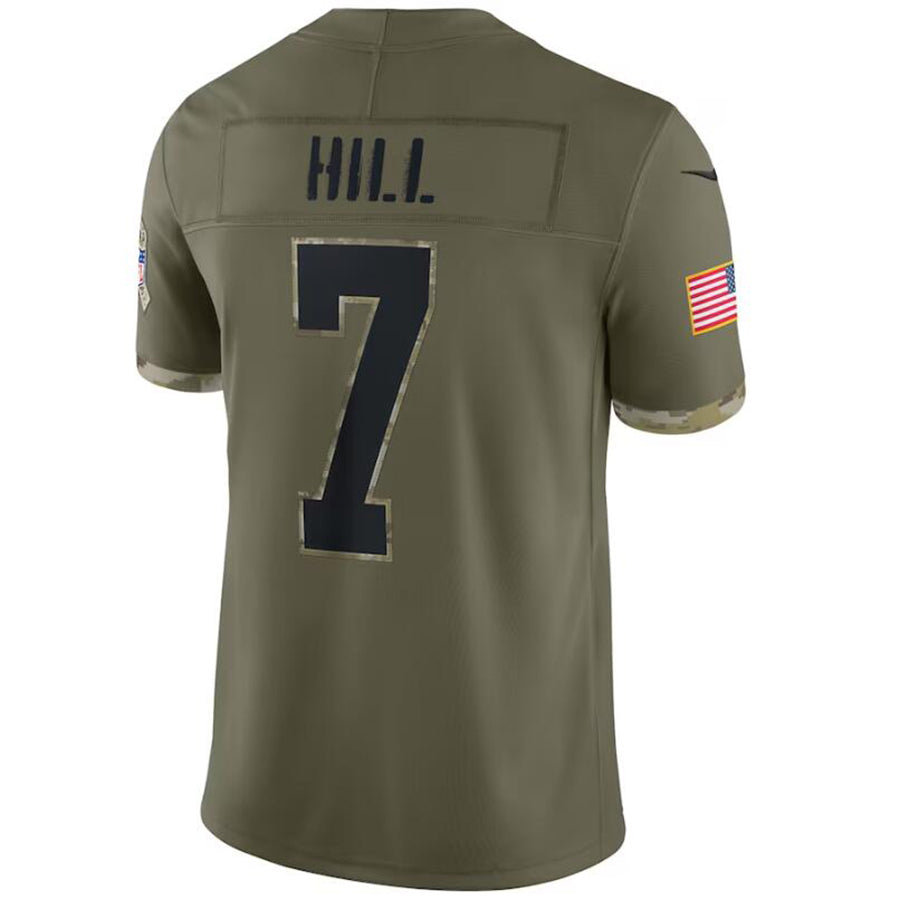 Custom #7 Olive NO Football Shirt Top