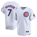 Custom #7 White CHC Baseball Shirt Top