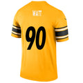 Custom #90 Gold PIT Football Shirt Top