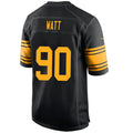 Custom #90 Black PIT Football Shirt Top