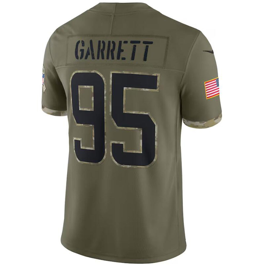 Custom #95 Olive CLE Football Shirt Top