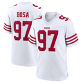 Custom #97 White SF Football Shirt Top