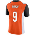 Custom #9 Orange CIN Football Shirt Top