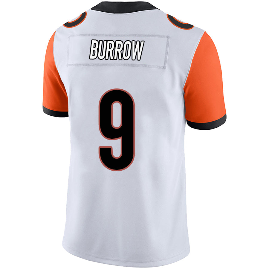 Custom #9 White CIN Football Shirt Top