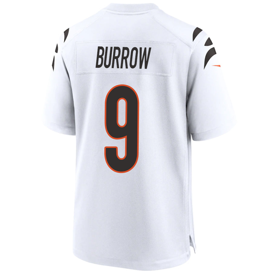 Custom #9 White CIN Football Shirt Top