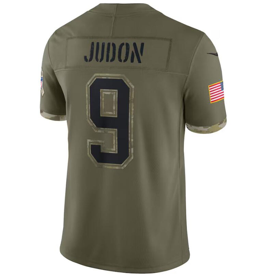 Custom #9 Olive NE Football Shirt Top
