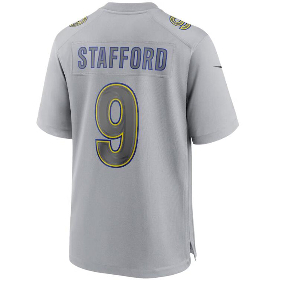 Custom #9 Gray LAR Football Shirt Top