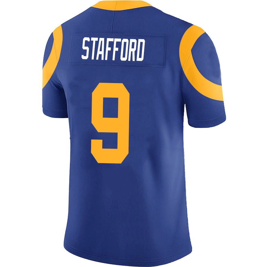Custom #9 Royal LAR Football Shirt Top