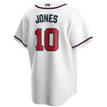 Custom #10 White ATL Baseball Shirt Top
