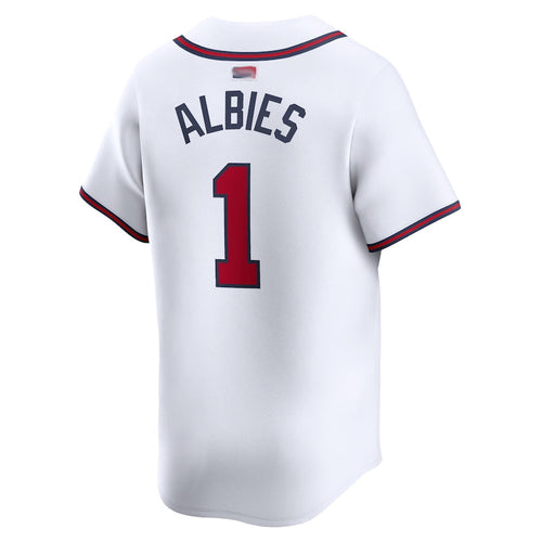 Custom #1 White ATL Baseball Shirt Top