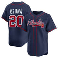 Custom #20 Navy ATL Baseball Shirt Top