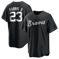 Custom #23 Black ATL Baseball Shirt Top