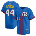 Custom #44 Blue All Star ATL Baseball Shirt Top