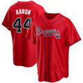 Custom #44 Red ATL Baseball Shirt Top