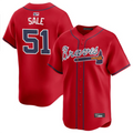 Custom #51 Red ATL Baseball Shirt Top