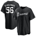 Custom #56 Black ATL Baseball Shirt Top