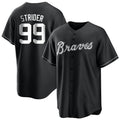 Custom #99 Black ATL Baseball Shirt Top