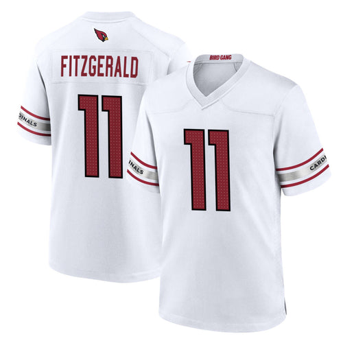 Custom #11 White ARI Football Shirt Top