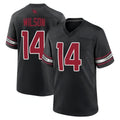 Custom #14 Black ARI Football Shirt Top