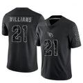 Custom #21 Black ARI Football Shirt Top
