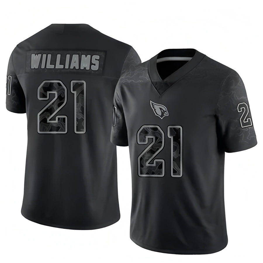 Custom #21 Black ARI Football Shirt Top