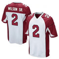 Custom #2 White ARI Football Shirt Top