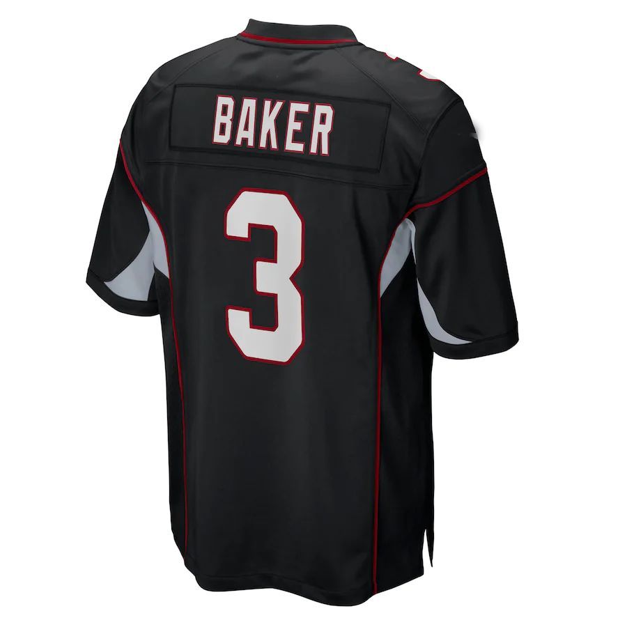 Custom #3 Black ARI Football Shirt Top