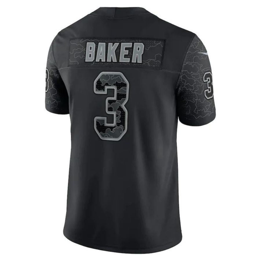 Custom #3 Black ARI Football Shirt Top