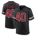 Custom #40 Black ARI Football Shirt Top