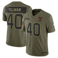 Custom #40 Olive ARI Football Shirt Top