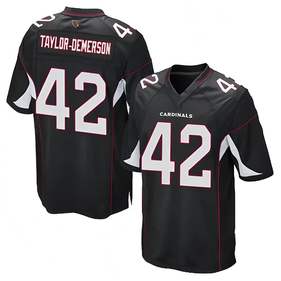 Custom #42 Black ARI Football Shirt Top