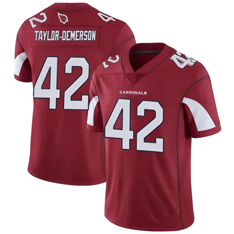 Custom #42 Red ARI Football Shirt Top
