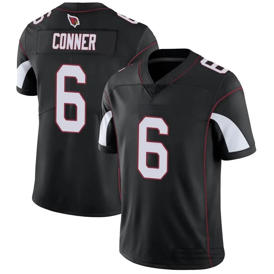 Custom #6 Black ARI Football Shirt Top
