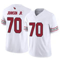 Custom #70 White ARI Football Shirt Top