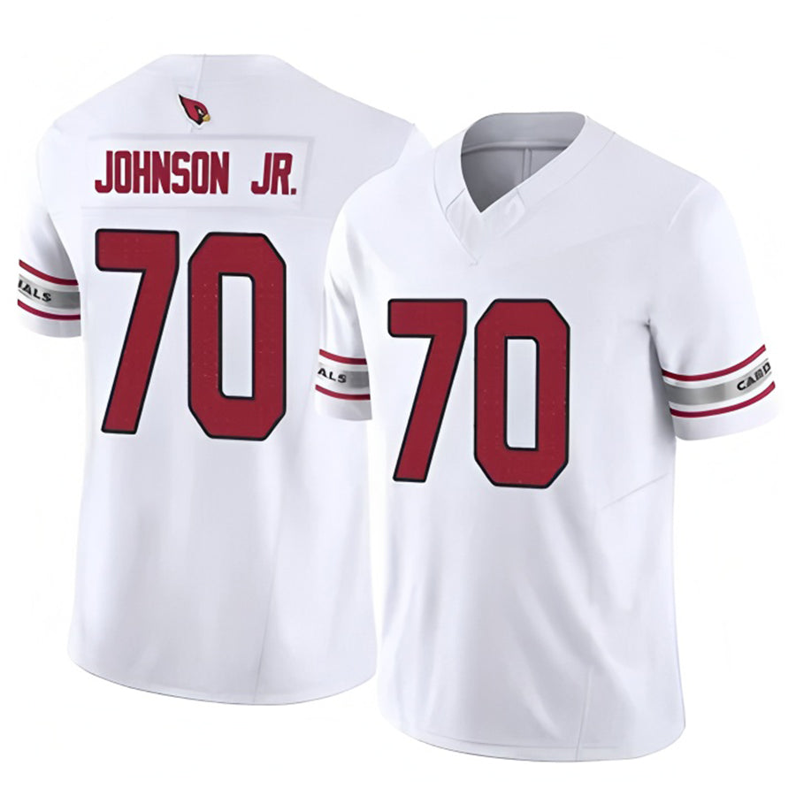 Custom #70 White ARI Football Shirt Top