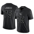 Custom #75 Black ARI Football Shirt Top